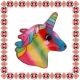 Martisor Brosa Email Unicorn Multicolor