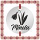 Martisor Bratara Inox Banut Nume Minela