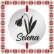 Martisor Bratara Inox Banut Nume Selena