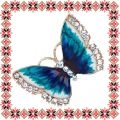 Martisor Unicat Brosa Turquoise Butterfly