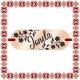 Martisor Bratara Inox Placuta Rose Gold Nume Ionela