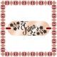 Martisor Bratara Inox Placuta Rose Gold Nume Irina