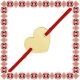 Martisor Bratara Argint 925 Placat Aur 24K Drag de Inimioara