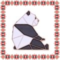 Martisor Brosa Urs Panda Origami