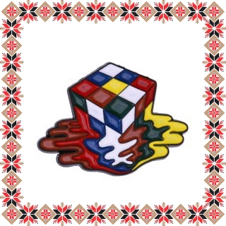 Martisor Brosa Cub Rubik