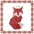Martisor Brosa Vulpe Origami