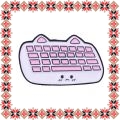 Martisor Brosa Tastatura Pisica