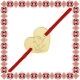 Martisor Bratara Argint 925 Placat Aur 24K Inima medie Bebe
