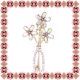 Martisor Brosa Buchet de flori in vaza eleganta