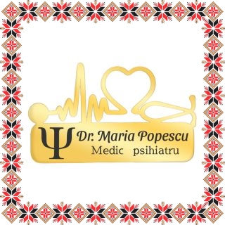 Martisor Personalizat Brosa Inox Stetoscop Medic Psihiatru