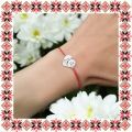Martisor Bratara Inox Inima Argintie Fashionista
