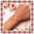 Martisor Bratara Inox Inima Aurie Promisiune