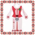 Martisor Bratara Inox Praf de Stele Banut Argintiu Inima Motive Traditionale