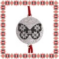 Martisor Bratara Inox Praf de Stele Banut Argintiu Fluture Motive Traditionale