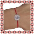 Martisor Bratara Inox Praf de Stele Banut Argintiu Ritm Cardiac Stetoscop