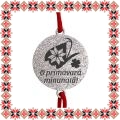 Martisor Bratara Inox Praf de Stele Banut Argintiu Ghiocel Urare