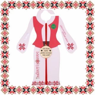 Martisor Bratara Inox Praf de Stele Banut Auriu Mesaj Sotie