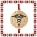 Martisor Bratara Inox Praf de Stele Banut Auriu Simbol Medicina