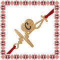 Martisor Bratara Inox Praf de Stele Stetoscop Auriu Initiala C