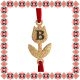 Martisor Bratara Inox Praf de Stele Lalea Aurie Initiala B