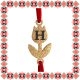 Martisor Bratara Inox Praf de Stele Lalea Aurie Initiala H