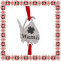 Martisor Bratara Inox Praf de Stele Ghiocel Argintiu Mama