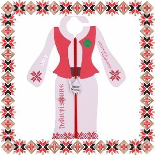 Martisor Bratara Inox Praf de Stele Ghiocel Argintiu Mult Noroc