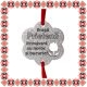 Martisor Bratara Inox Praf de Stele Floare Argintie Urare Prietena