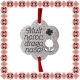 Martisor Bratara Inox Praf de Stele Floare Argintie Mesaj Nasa