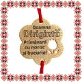 Martisor Bratara Inox Praf de Stele Floare Aurie Urare Diriginta