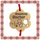 Martisor Bratara Inox Praf de Stele Floare Aurie Doamna Doctor