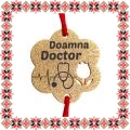 Martisor Bratara Inox Praf de Stele Floare Aurie Doamna Doctor