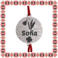 Martisor Bratara Inox Praf de Stele Banut Argintiu Nume Sofia