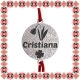 Martisor Bratara Inox Praf de Stele Banut Argintiu Nume Cristiana