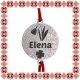 Martisor Bratara Inox Praf de Stele Banut Argintiu Nume Elena