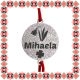 Martisor Bratara Inox Praf de Stele Banut Argintiu Nume Mihaela