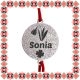 Martisor Bratara Inox Praf de Stele Banut Argintiu Nume Sonia