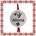 Martisor Bratara Inox Praf de Stele Banut Argintiu Nume Aliona