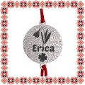 Martisor Bratara Inox Praf de Stele Banut Argintiu Nume Erica