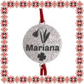 Martisor Bratara Inox Praf de Stele Banut Argintiu Nume Mariana