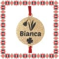 Martisor Bratara Inox Praf de Stele Banut Auriu Nume Bianca