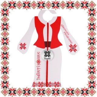 Martisor Bratara Inox Banut Floare Familie