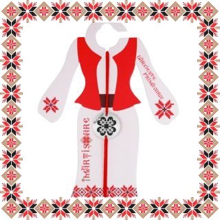 Martisor Bratara Inox Banut Trifoi Motive Traditionale