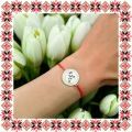 Martisor Bratara Inox Banut Pietre Constelatie Leu Argintiu