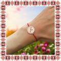 Martisor Bratara Inox Banut Pietre Constelatie Leu Rose Gold