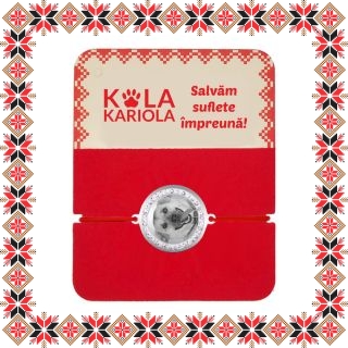 Bratara Inox Banut Pietre Costi Salvam Suflete Kola Kariola