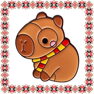 Martisor Brosa Capybara Magician