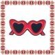 Martisor Brosa Ochelari Inimi