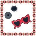 Martisor Brosa Ochelari Inimi