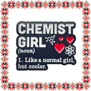 Martisor Brosa Chemist Girl